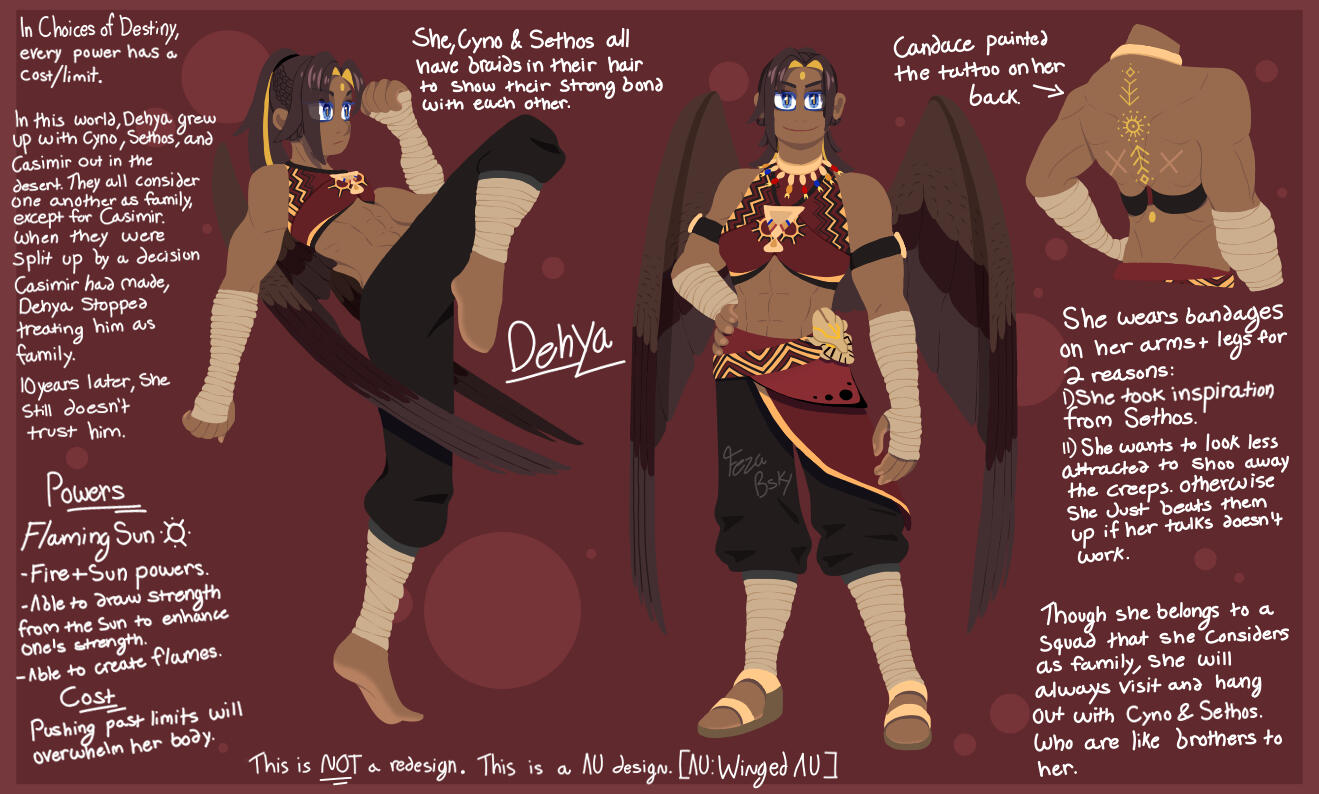 Dehya's AU Design